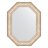 Зеркало в багетной раме Evoform виньетка серебро 109 мм 80x100 см в Казани 