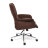 Кресло ТС 64х45х128 см флок коричневый в Казани 