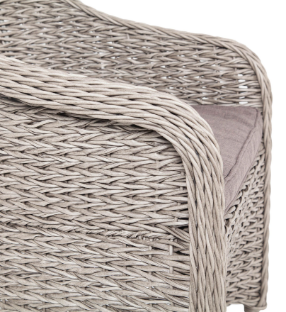 Плетеное кресло Равенна гиацинт серый в Казани 