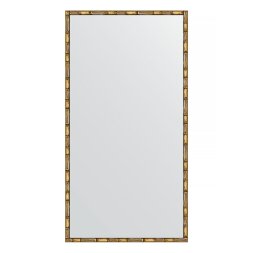 Зеркало в багетной раме Evoform золотой бамбук 24 мм 67х127 см