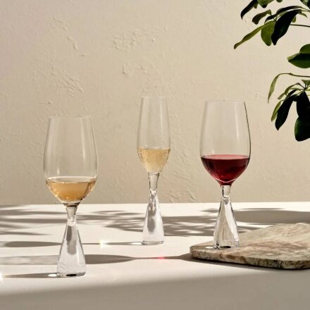 Набор бокалов для шампанского Nude Glass Wine Party 250 мл 2 шт стекло хрустальное в Казани 