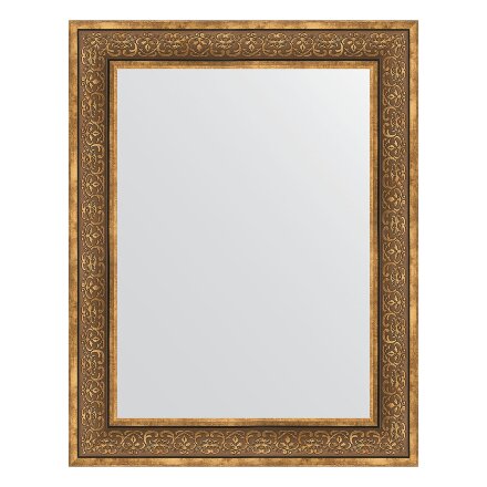 Зеркало в багетной раме Evoform вензель бронзовый 101 мм 73х93 см в Казани 