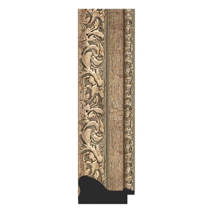 Зеркало напольное с фацетом в багетной раме Evoform виньетка античное серебро 85 мм 80x200 см в Казани 