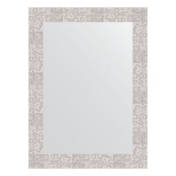Зеркало в багетной раме Evoform соты алюминий 70 мм 56х76 см
