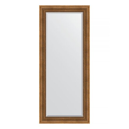 Зеркало с фацетом в багетной раме Evoform бронзовый акведук 93 мм 67х157 см в Казани 