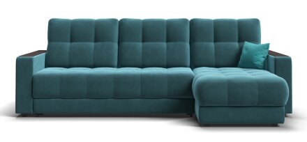 Угловой диван BOSS 3.0 Classic XL велюр Monolit зеленый в Казани 