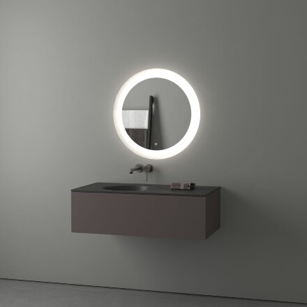 Зеркало Evoform с LED-подсветкой 16,5 W Ø70 см Сенсорный выключатель Нейтральный белый свет в Казани 