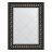 Зеркало с гравировкой в багетной раме Evoform черный ардеко 81 мм 55x72 см в Казани 