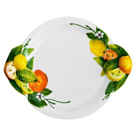Тарелка обеденная Edelweiss Лимоны и апельсины, 30 см в Казани 