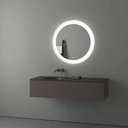 Зеркало Evoform с LED-подсветкой 19,5 W Ø80 см Сенсорный выключатель Нейтральный белый свет в Казани 