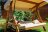 Садовые качели Lyon из массива сосны с песочными подушками в Казани 