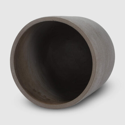 Горшок для цветов L&amp;t pottery цилиндр серый d50 в Казани 