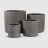 Горшок для цветов L&amp;t pottery цилиндр серый d50 в Казани 