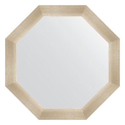 Зеркало в багетной раме Evoform травленое серебро 59 мм 60,4х60,4 см в Казани 