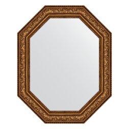 Зеркало в багетной раме Evoform виньетка состаренная бронза 109 мм 80x100 см