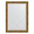 Зеркало с гравировкой в багетной раме Evoform состаренная бронза с плетением 70 мм 73x101 см в Казани 