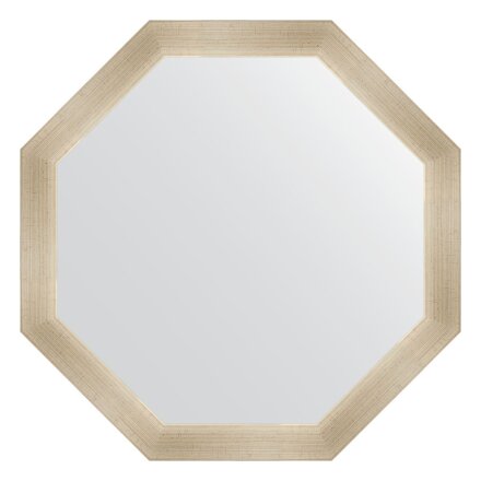 Зеркало в багетной раме Evoform травленое серебро 59 мм 70,4х70,4 см в Казани 