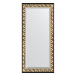 Зеркало с фацетом в багетной раме Evoform барокко золото 106 мм 80х170 см