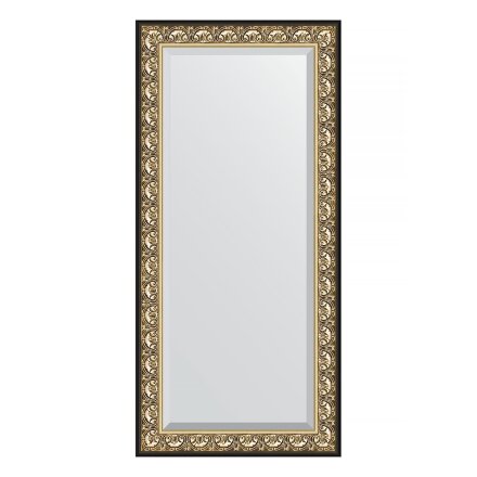 Зеркало с фацетом в багетной раме Evoform барокко золото 106 мм 80х170 см в Казани 