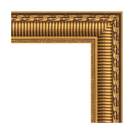 Зеркало в багетной раме Evoform золотой акведук 61 мм 74х94 см в Казани 