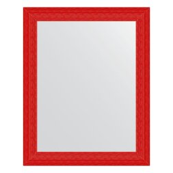 Зеркало в багетной раме Evoform красная волна 89 мм 80x100 см
