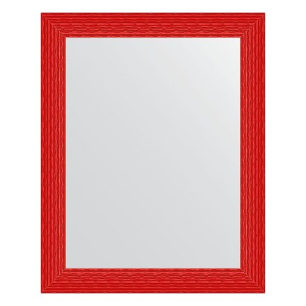 Зеркало в багетной раме Evoform красная волна 89 мм 80x100 см в Казани 