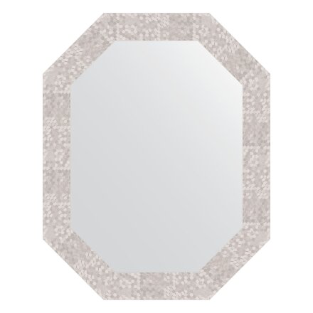 Зеркало в багетной раме Evoform соты алюминий 70 мм 57x72 см в Казани 