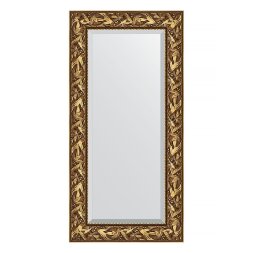 Зеркало с фацетом в багетной раме Evoform византия золото 99 мм 59х119 см