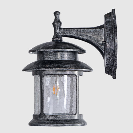 Садовый настенный светильник WENTAI серебряный с чёрным (DH-4381L/816/) в Казани 