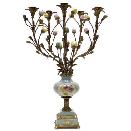 Подсвечник Wah luen handicraft с цветами 52 см в Казани 