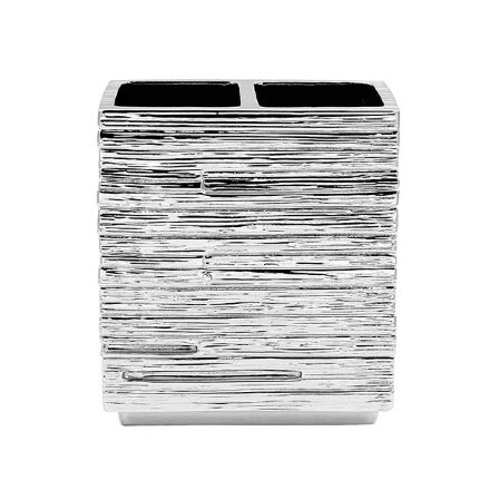 Стакан для щеток Ridder Brick Silver 10х6,3х11,5 см в Казани 