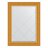 Зеркало с гравировкой в багетной раме Evoform сусальное золото 80 мм 65x87 см в Казани 