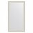 Зеркало напольное в багетной раме Evoform белая кожа с хромом 78 мм 109х200 см в Казани 