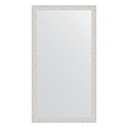 Зеркало в багетной раме Evoform чеканка белая 46 мм 61х111 см в Казани 