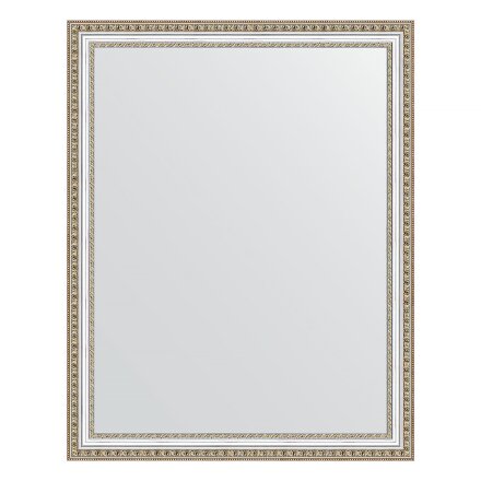 Зеркало в багетной раме Evoform золотые бусы на серебре 60 мм 75х95 см в Казани 