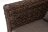 Двухместный диван из искусственного ротанга Капучино гиацинт коричневый в Казани 