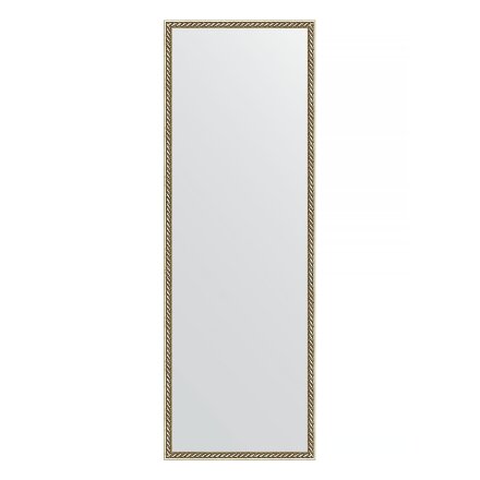 Зеркало в багетной раме Evoform витая латунь 26 мм 48х138 см в Казани 