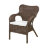 Кресло Rattan grand dubai с подушкой medium brown в Казани 