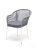 Плетеный стул из роупа Лион светло-серый в Казани 