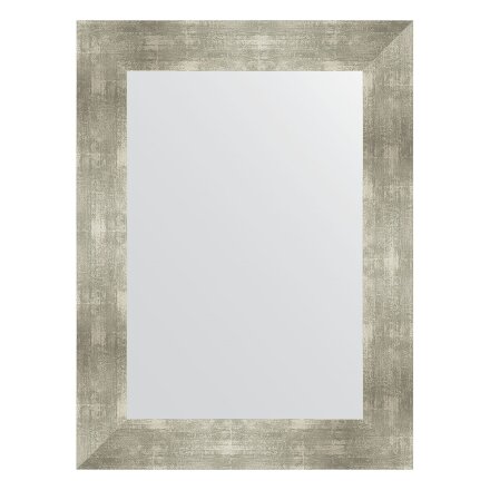 Зеркало в багетной раме Evoform алюминий 90 мм 60х80 см в Казани 