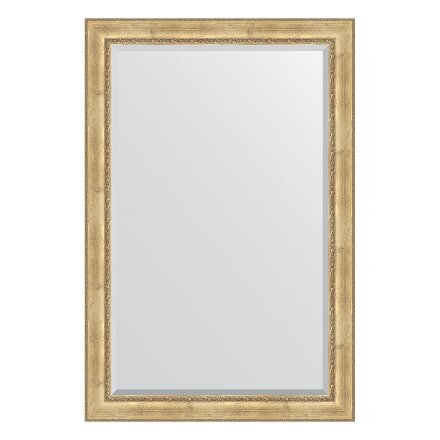 Зеркало с фацетом в багетной раме Evoform состаренное серебро с орнаментом 120 мм 122х182 см в Казани 