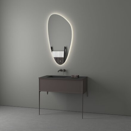 Зеркало Evoform с LED-подсветкой 26 W 60х120 см Сенсорный выключатель Нейтральный белый свет в Казани 
