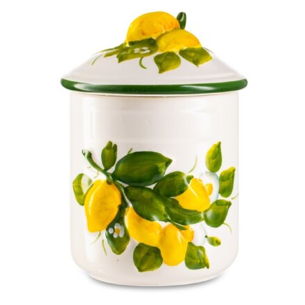 Банка для печенья Edelweiss Лимоны и цветы, 10х10 см в Казани 