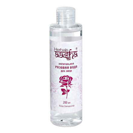 Натуральная розовая вода Aasha Herbals для лица, 200 мл в Казани 