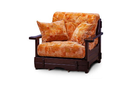 Кресло-кровать Япет с деревянными подлокотниками в Казани 