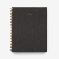 The Notebook Blank Charcoal Gray Блокнот
