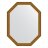Зеркало в багетной раме Evoform виньетка состаренное золото 56 мм 70x90 см в Казани 