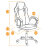 Кресло компьютерное TC металлик/оранжевый 135х50х64 см в Казани 