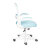 Кресло ТС 57х47х106 см ткань голубой в Казани 