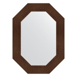 Зеркало в багетной раме Evoform бронзовая лава 90 мм 56x76 см